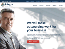 Tablet Screenshot of globalintegra.com
